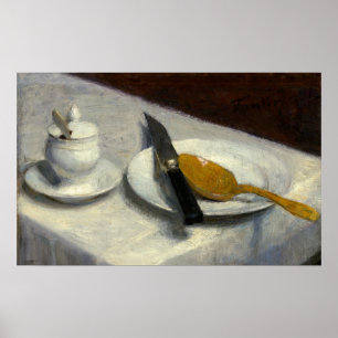 Fantin-Latour - Stillleben mit Senfkohl 1860 Poster