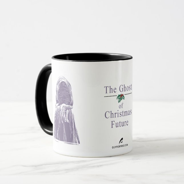 Fantôme de Noël Futur café Mug (Devant gauche)