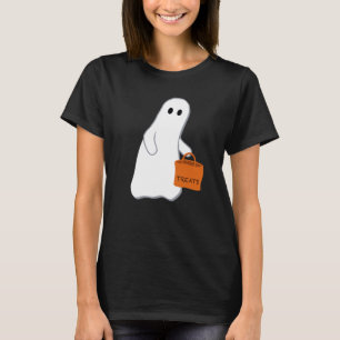 Fantôme mignon avec T-shirt Sac de traitement