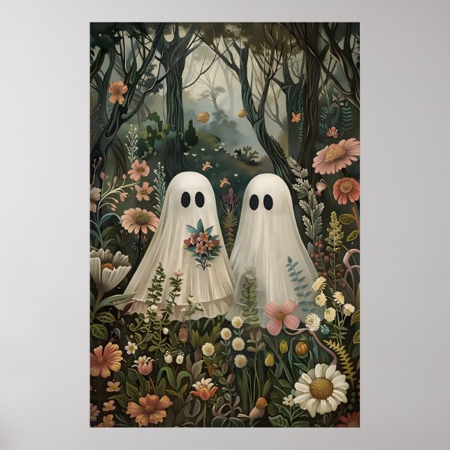 Fantômes de mariage dans une impression d'art de f (Devant)