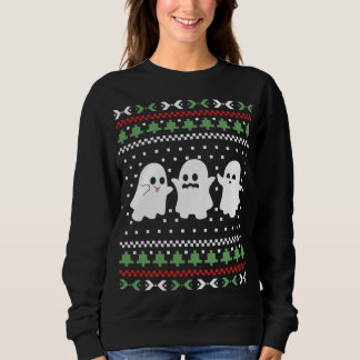 Fantômes Halloween Sweat moche Noël