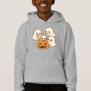 Fantômes mignons en Sweat - shirt à capuche Citrou