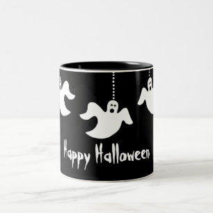 Fantômes pendants Mug d'Halloween, Noir