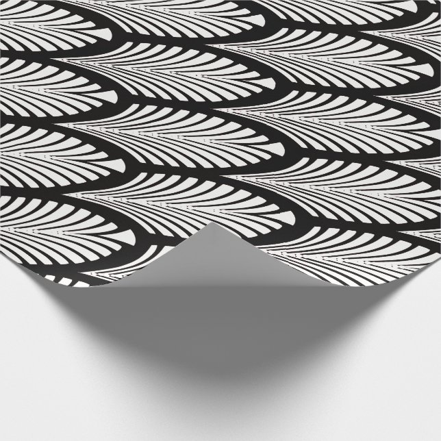 Fantusi Schwarzweiss - Ihre Farbe Geschenkpapier (Ecke)