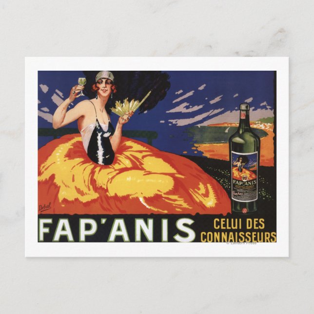 Fap'Anis Celui Des Connaisseurs Postkarte (Vorderseite)