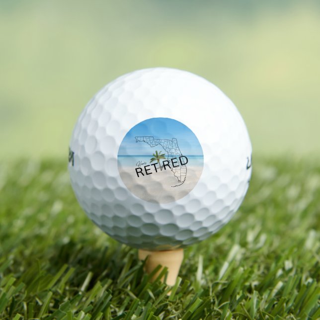 Fappiable Remüde Florida Tropical Beach & Palm Tre Golfball (Insitu T-Shirt)