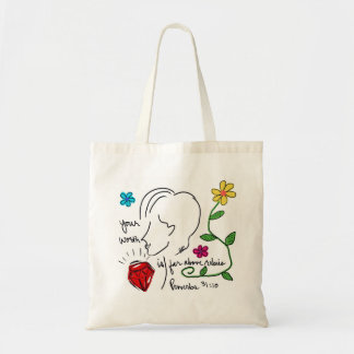 Far Above Rubies Canvas-Tasche Tragetasche