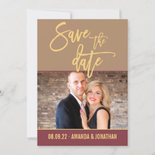Far geholte Farben Hochzeit Speichern Sie das Date Save The Date