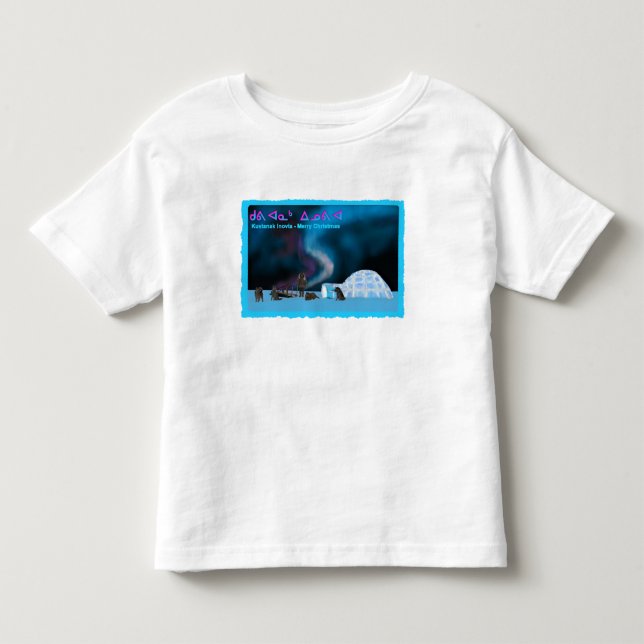 Far North Christmas Kleinkind T-shirt (Vorderseite)