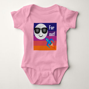 Far Out Design - Baby Jersey Bodysuit Baby Strampler