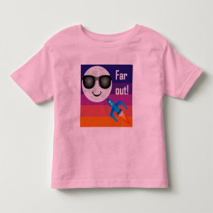Far Out Design - Kinder Fein-Jersey-T-Shirt Kleinkind T-shirt