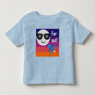 Far Out Design - Kinder Feinripp-T-Shirt Kleinkind T-shirt