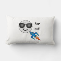 Far Out Design - Lumbalkissen 13" x 21"