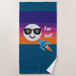 Far Out Design - Strandhandtuch