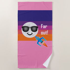 Far Out Design - Strandhandtuch