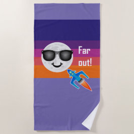 Far Out Design - Strandhandtuch