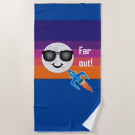 Far Out Design - Strandhandtuch