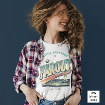 Far Out Man Retro 60er Slogan Personalisiert