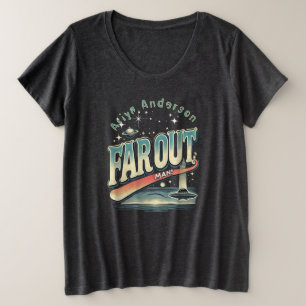Far Out Man Retro 60's Slogan personnalisé