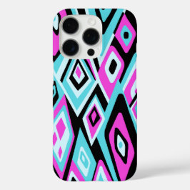 Far Out Retro Abstrakte Psychedelic Türkise iPhone 16 Pro Hülle