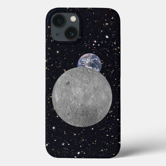 Far Side of the Moon Earth Starry Sky Case-Mate iPhone Hülle (Rückseite)