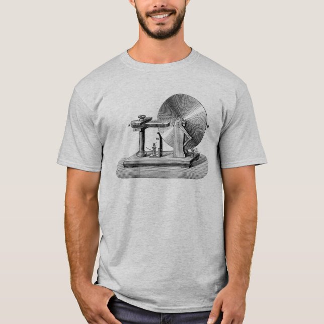 Faraday-Scheibengenerator T-Shirt (Vorderseite)