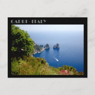 Faraglioni Rocks, carte postale de l'île de Capri