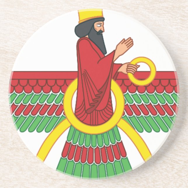 Faravahar Symbol Untersetzer (Vorne)