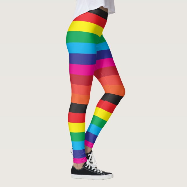 Farb-Armbanduhr Regenbogen Leggings (Rechts)