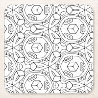 Farb-mir-Würfel Untersetzer