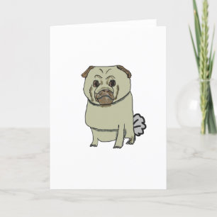Farb-Mops Feiertagskarte