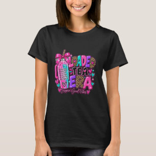 Farb-T-Shirt für Frauen mit Loaded Tea-Motiv T-Shirt