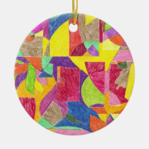 Farbabstraktionen Keramik Ornament
