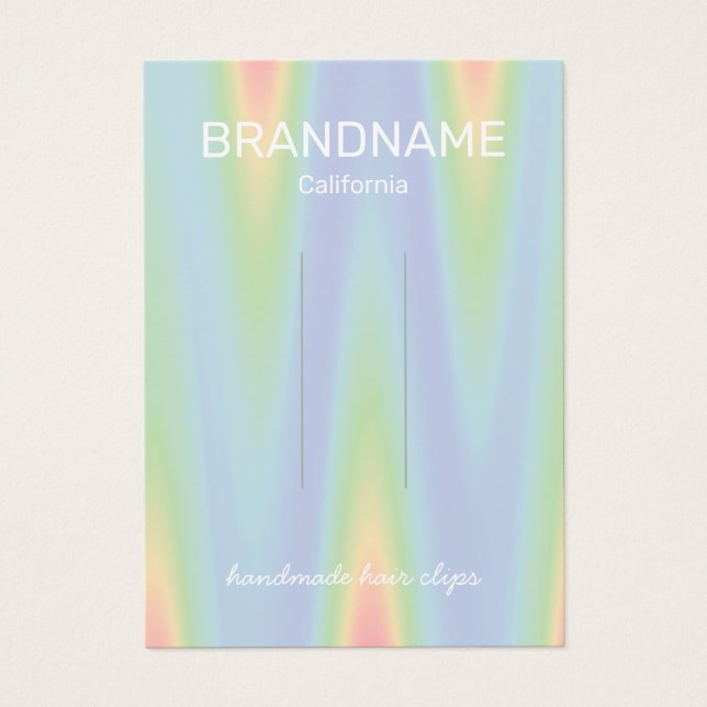 Farbabweichung des Farbzeichens für den Haarklamme (Vorderseite)