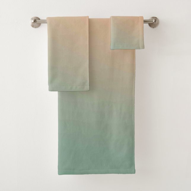 Farbamerikanisches Set mit festem Badehandtuch (Insitu)