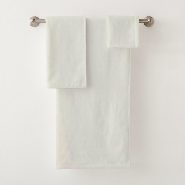 Farbamerikanisches Set mit festem Badehandtuch (Insitu)