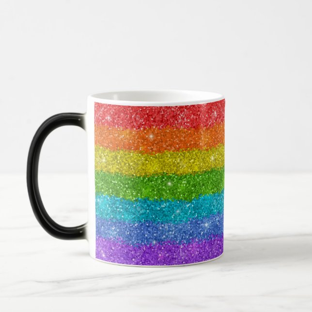 Farbändernde Regenbogen-Tasse Verwandlungstasse (Links)
