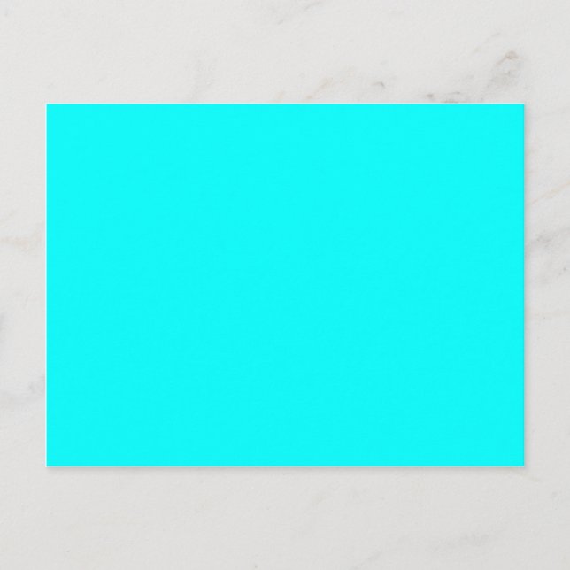 Farbaqua / Cyan Postkarte (Vorderseite)