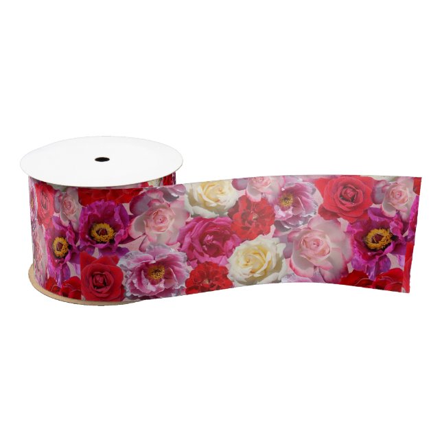 Farbband für viele Rose Satinband (Spule)