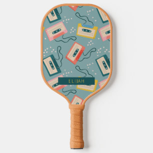 Farbbandmuster für hintere Kassetten blau Pickleball Schläger