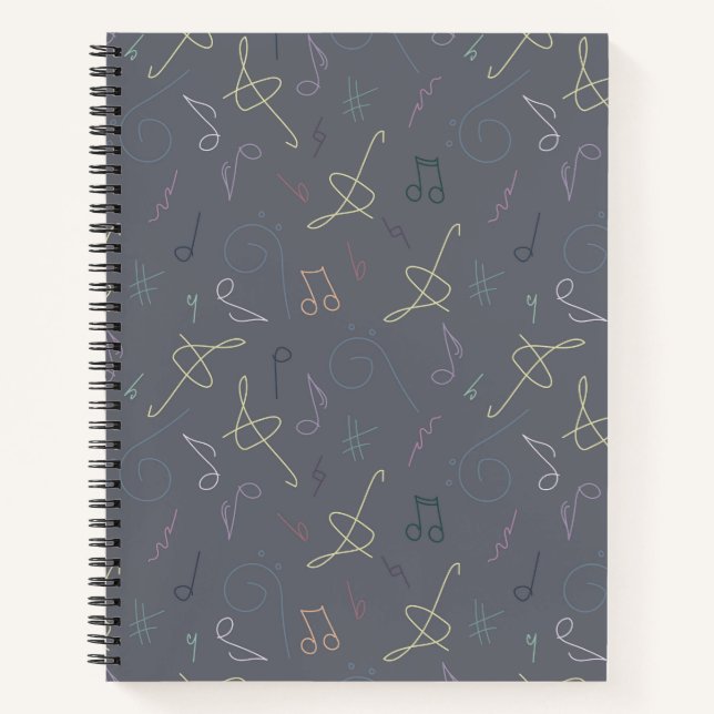 Farbbandmuster Notizbuch (Vorderseite)