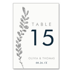 Farbbearbeitbare Imitate Silver Leaf Tischnummer C
