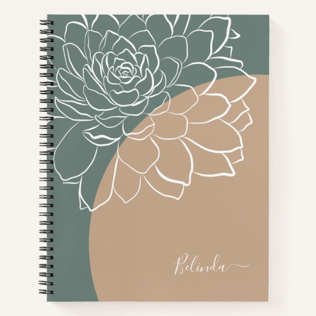 Farbbelüftetes Personalisiertes Notebook Notizbuch (Vorderseite)