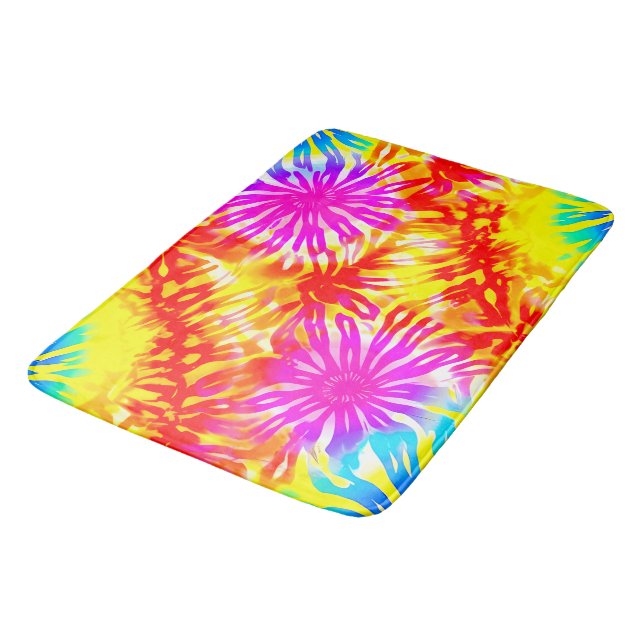 FARBBIGE SOMMERDESIGN-KRAWATTE BADEMATTE (Schrägansicht)