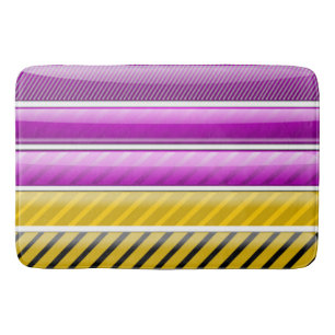 FARBBIGER BAR PATTER BADEMATTE