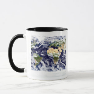 Farbbild der gesamten Erde Tasse