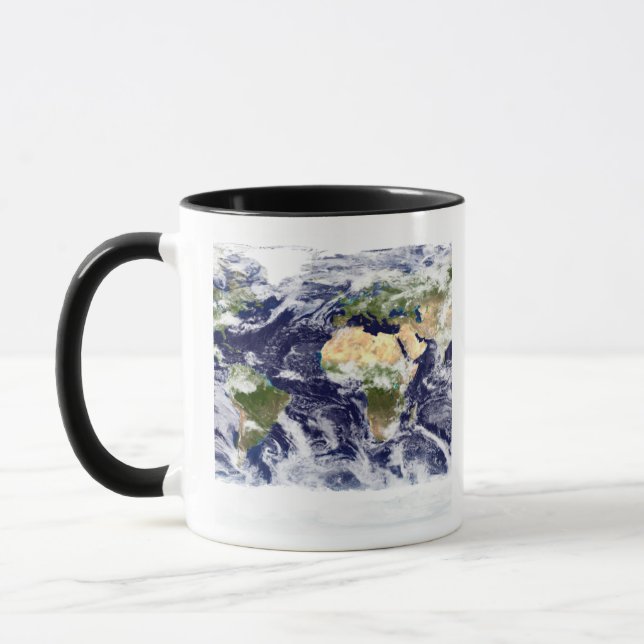 Farbbild der gesamten Erde Tasse (Links)