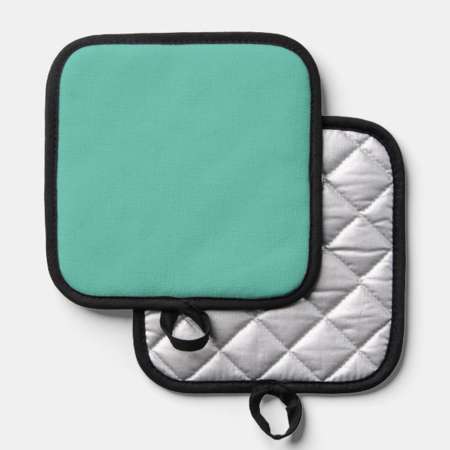 FARBBISCAY GREEN TOPFLAPPEN (Vorderseite/Rückseite)