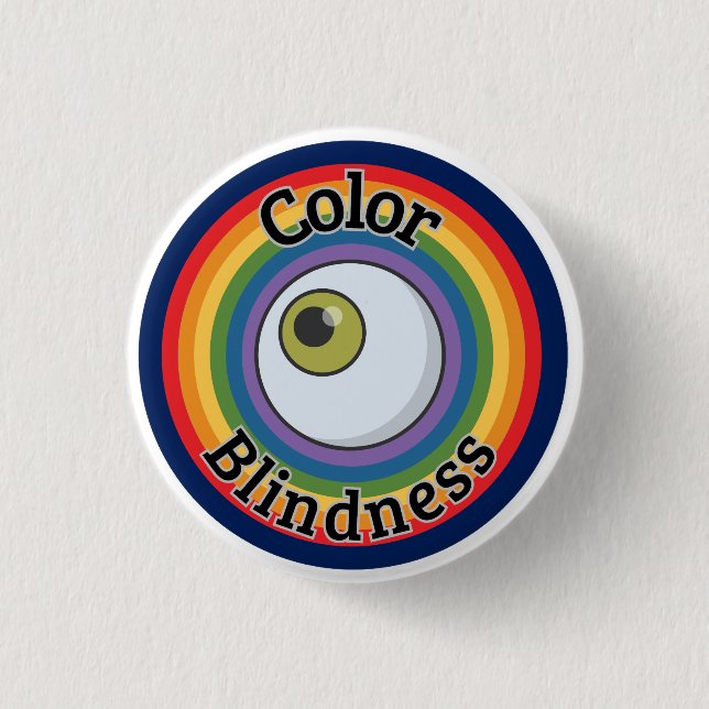 Farbblindzeichen Button (Vorderseite)