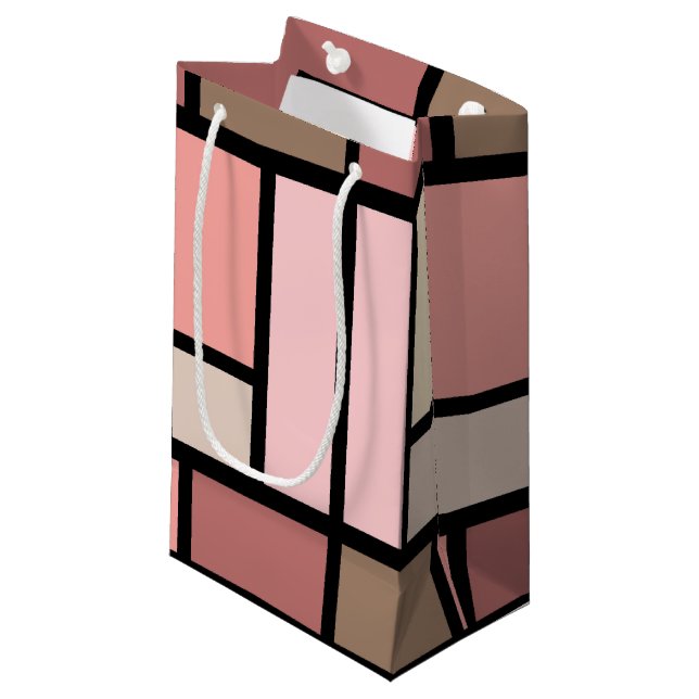 Farbblock 02 kleine geschenktüte (Vorderseite Schrägansicht)